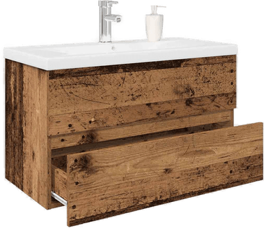 Vidaxl Vaskskap med vask og kran