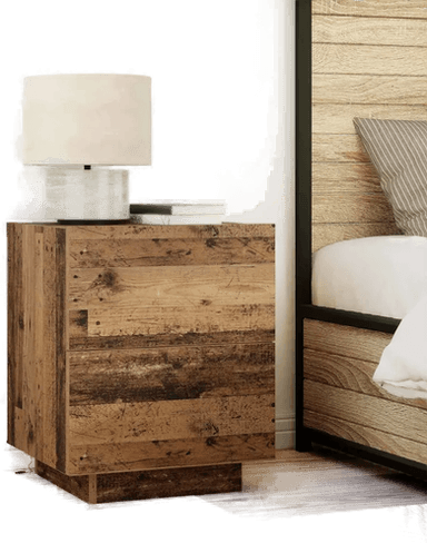 Vidaxl Nattbordskap Gammelt tre