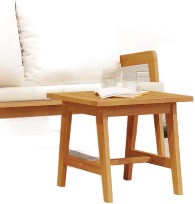 Vidaxl Sidetabell Olje Naturlig Akasietre