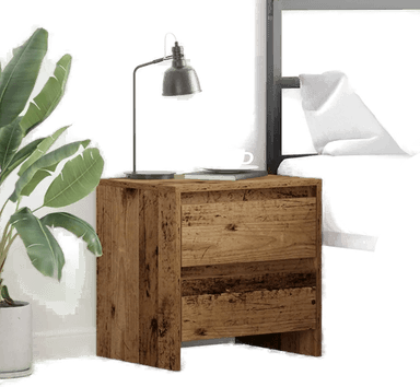 Vidaxl Nattbordskap Gammelt tre 45 x 34 x 44,5 cm