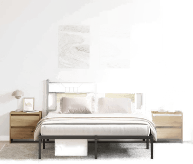 Vidaxl Nattbordskap 2 pcs Eik 45 x 34 x 44,5 cm