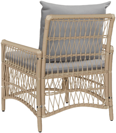 Vidaxl Hage Stol Beige 73 x 61 x 77 cm