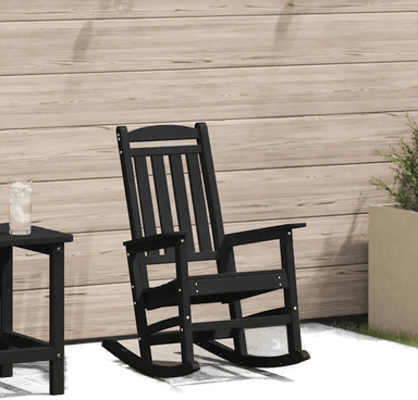 Vidaxl Hagegyngestol Svart 92 x 70 x 108 cm