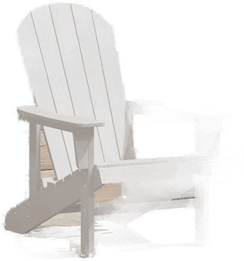 Vidaxl Adirondack-stol Hvit