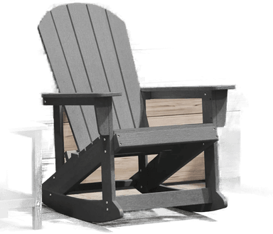 Vidaxl Adirondack gyngestol Lysegrå