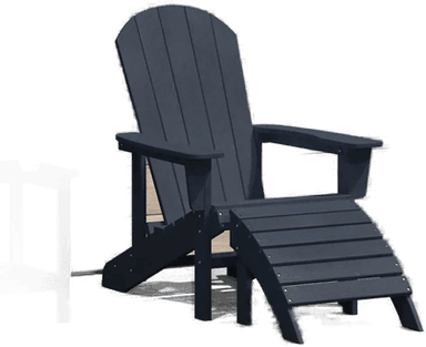 Vidaxl Adirondack-stol Marineblå