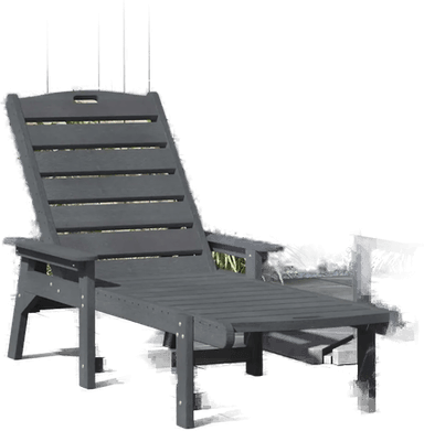 Vidaxl Solstol Lysegrå 195,5 x 53 cm