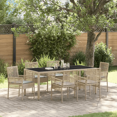 Vidaxl Hage Spisegruppe 7 pcs