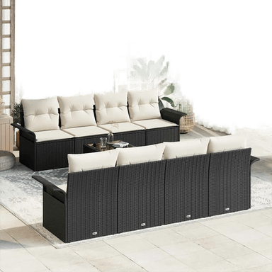 Vidaxl Hagesofa Set 9 pcs