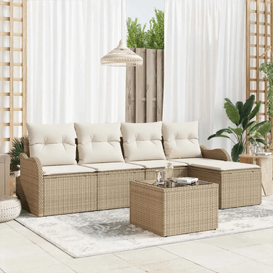 Vidaxl Hagesofa Set Beige