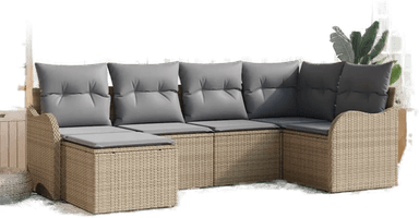 Vidaxl Hagesofa Set Beige