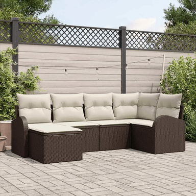 Vidaxl Hagesofa Set Brun