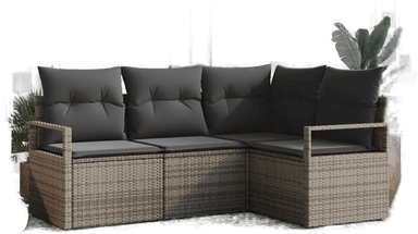 Vidaxl Sofa sett 4 deler Grå