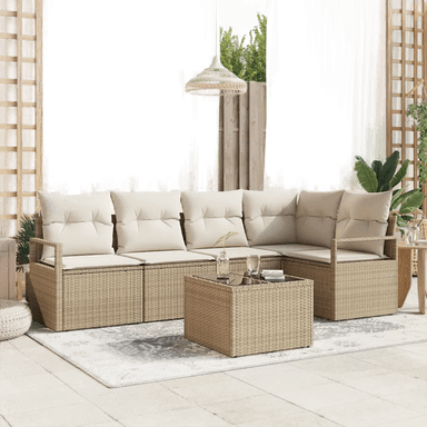 Vidaxl Sofa sett 6 pcs Beige