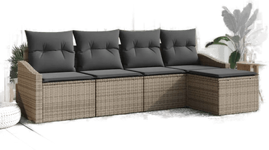 Vidaxl Sofa sett 5 pcs Grå