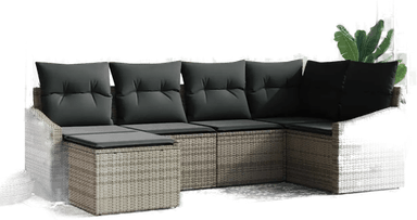 Vidaxl Sofa sett 6 pcs Grå