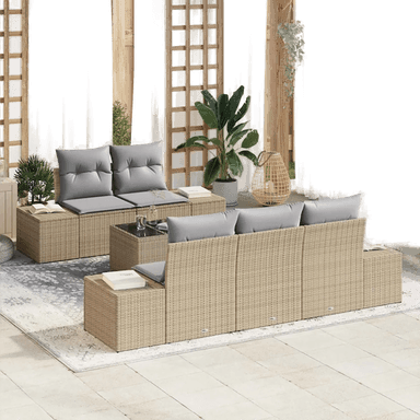 Vidaxl Hagesofa Set Beige