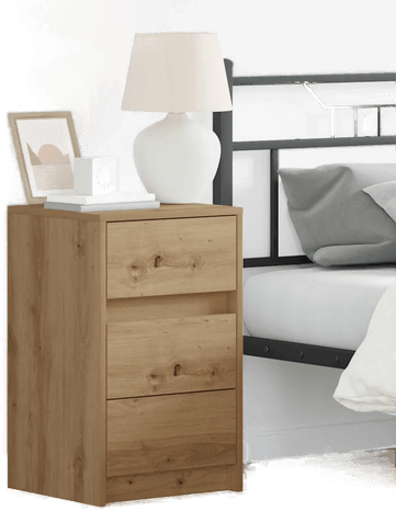 Vidaxl Nattbordskap Artisan Eik