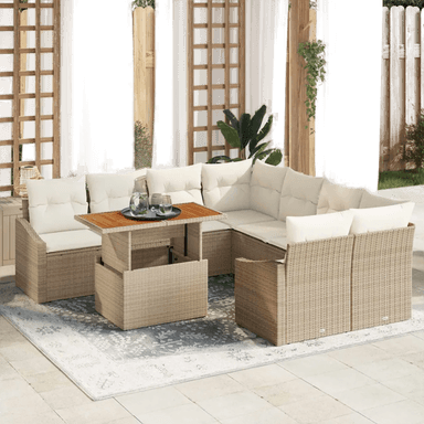 Vidaxl Hage Spisegruppe Beige og krem