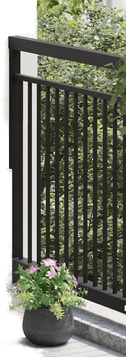 Vidaxl Hjørne Plante sølv 30 x 30 x 50 cm