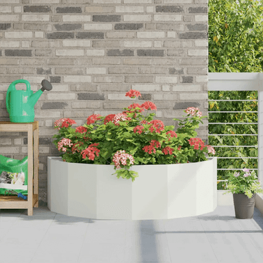 Vidaxl Plantekasse Hvit 120 x 60 cm