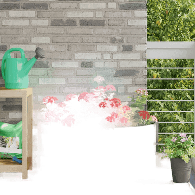 Vidaxl Plantekasse sølv 90 x 45 x 35 cm