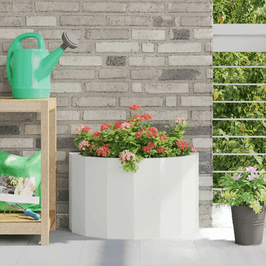 Vidaxl Plantekasse Hvit 60 x 30 cm