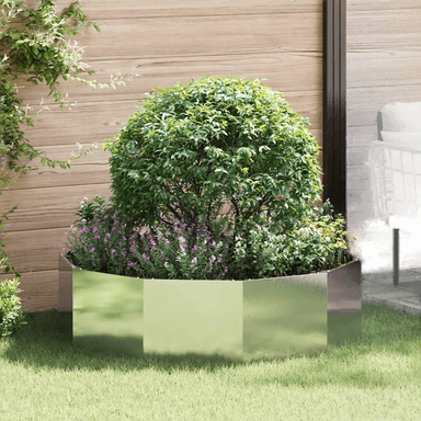 Vidaxl Plantekasse Rustfritt Stål 120 x 120 x 35 cm