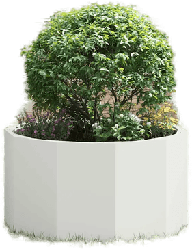 Vidaxl Plantekasse Hvit 60 x 60 cm