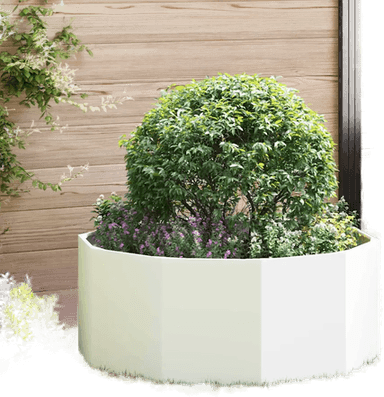 Vidaxl Plantekasse Hvit 120 x 120 x 50 cm