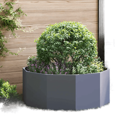 Vidaxl Plantekasse Antrasitt 120 x 120 x 50 cm