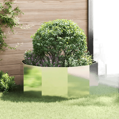 Vidaxl Plantekasse Rustfritt Stål 120 x 120 x 50 cm