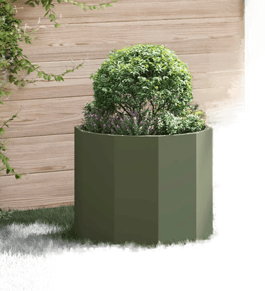 Vidaxl Plantekasse Olivengrønn 60 x 60 x 50 cm