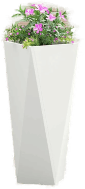 Vidaxl Plantekasse Hvit 30 x 30 x 75 cm