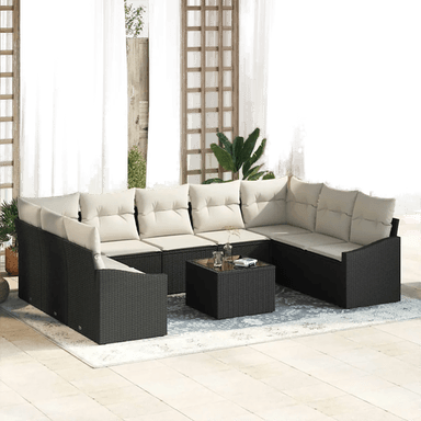 Vidaxl Hagesofa Set Brun og Krem