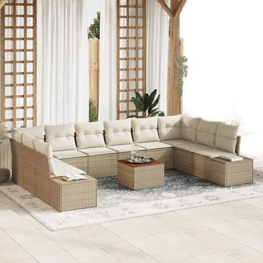 Vidaxl Hagesofa Set 11 pcs