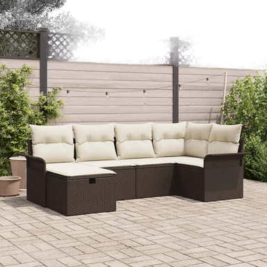 Vidaxl Hagesofa Set 6 pcs