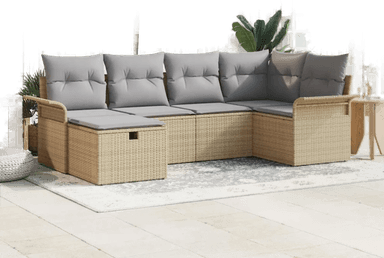 Vidaxl Hagesofa Set 6 pcs