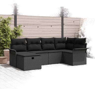 Vidaxl Hagesofa Set 6 pcs