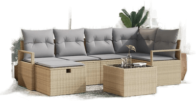 Vidaxl Hagesofa Set med pute