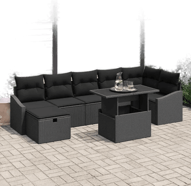 Vidaxl Hagesofa Set 8 pcs