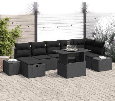 Vidaxl Hagesofa Set 8 pcs