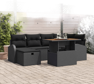 Vidaxl Hagesofa Set 7 pcs