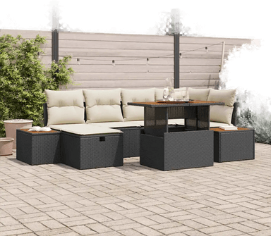 Vidaxl Hagesofa Set 7 pcs