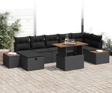 Vidaxl Hagesofa Set 8 pcs