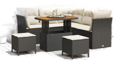 Vidaxl Hagesofa Set 8 pcs