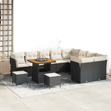 Vidaxl Hagesofa Set 12 pcs