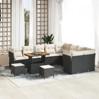 Vidaxl Hagesofa Set 12 pcs