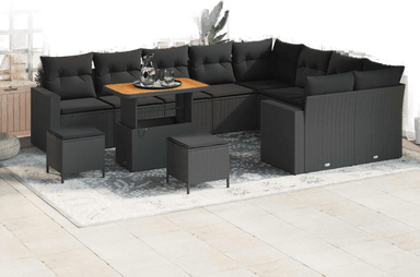 Vidaxl Hagesofa Set 12 pcs