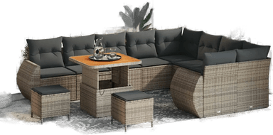 Vidaxl Hagesofa Set 12 pcs